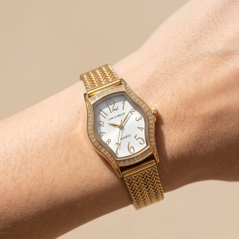 Vienne Gold Vintage Çelik Saat