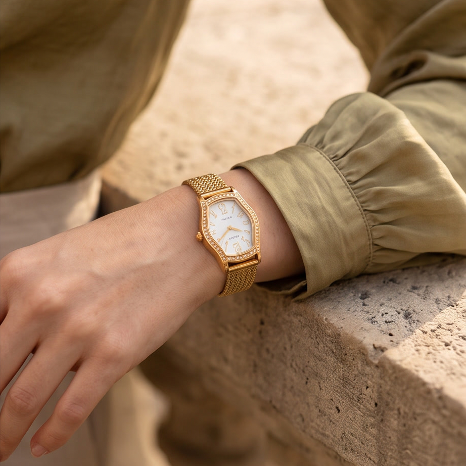 Vienne Gold Vintage Çelik Saat