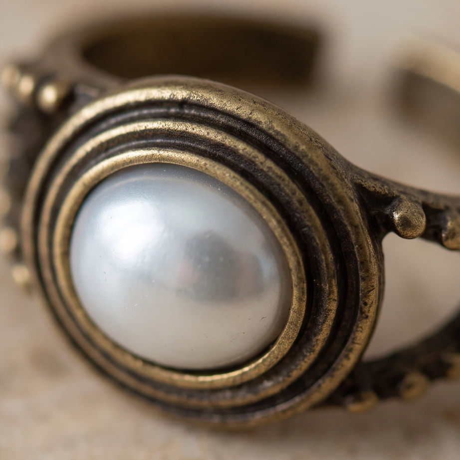 Ophelia Vintage Pearl Yüzük