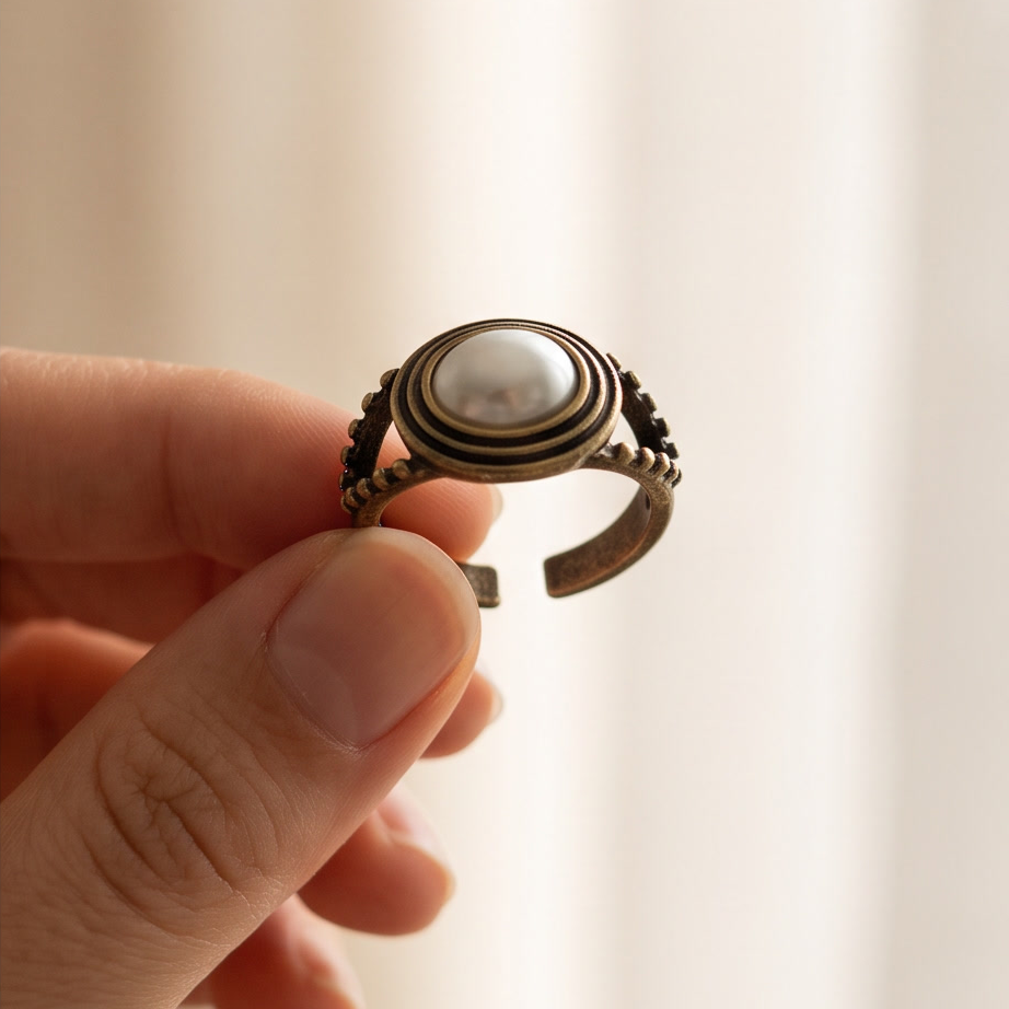 Ophelia Vintage Pearl Yüzük