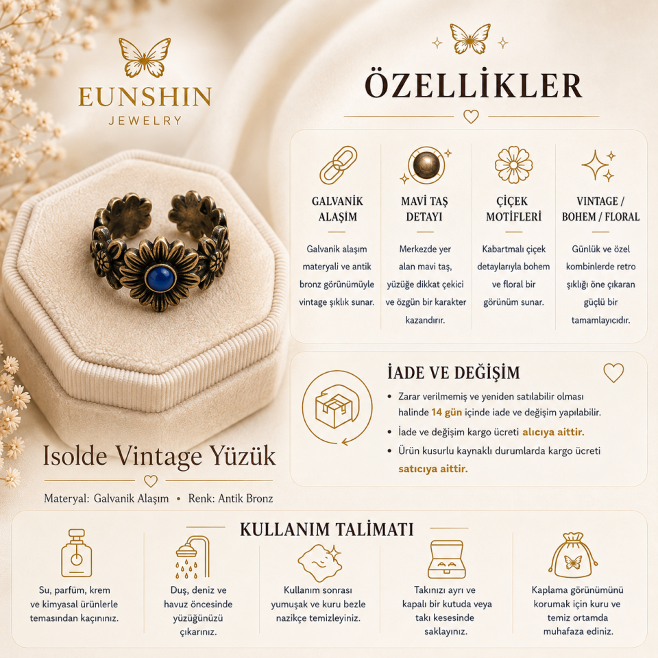 Isolde Vintage Yüzük