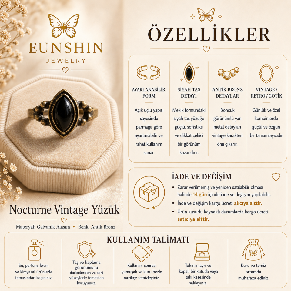 Nocturne Vintage Yüzük