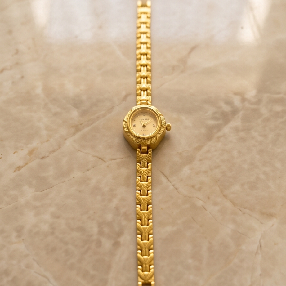 Celeste Vintage Gold Çelik Kadın Saat