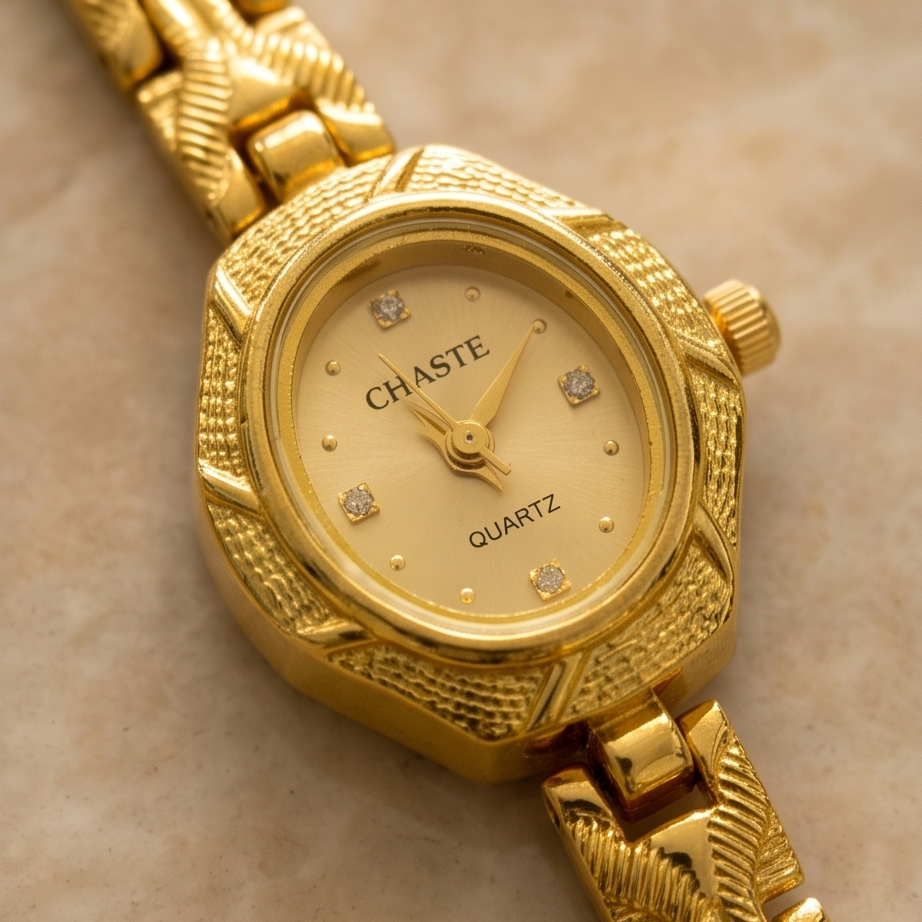Celeste Vintage Gold Çelik Kadın Saat