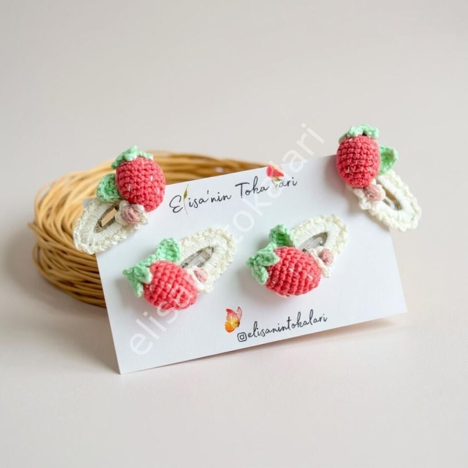STRAWBERRY HAİR PİN