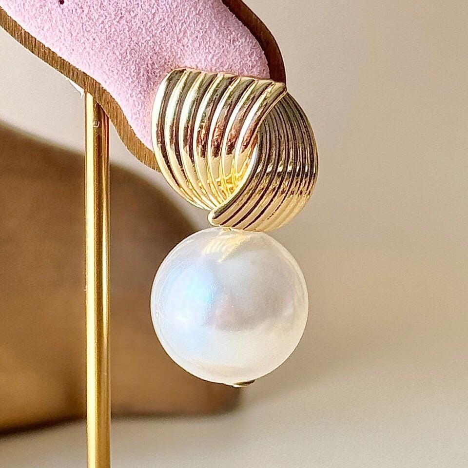 İnci Küpe | Prese İnci Vintage Küpe