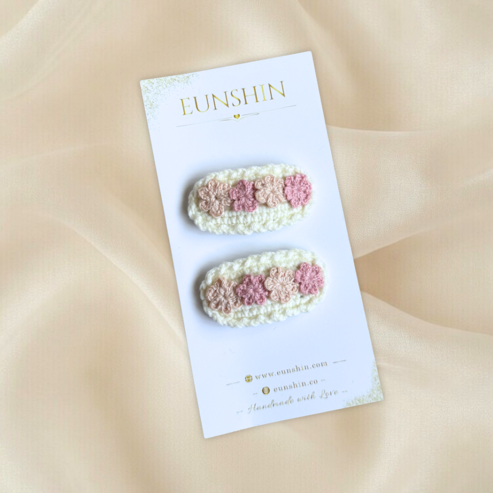 Papatya Detaylı 5 cm Çıtçıt Toka