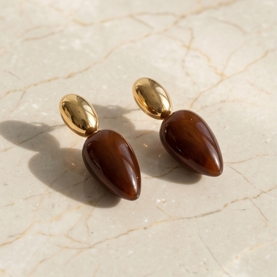 Cocoa Form Küpe • Premium Line