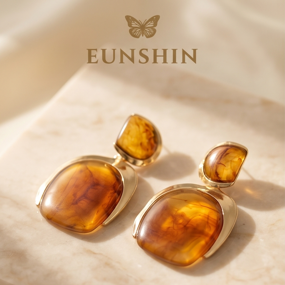 Amber Glow Küpe • Premium Line