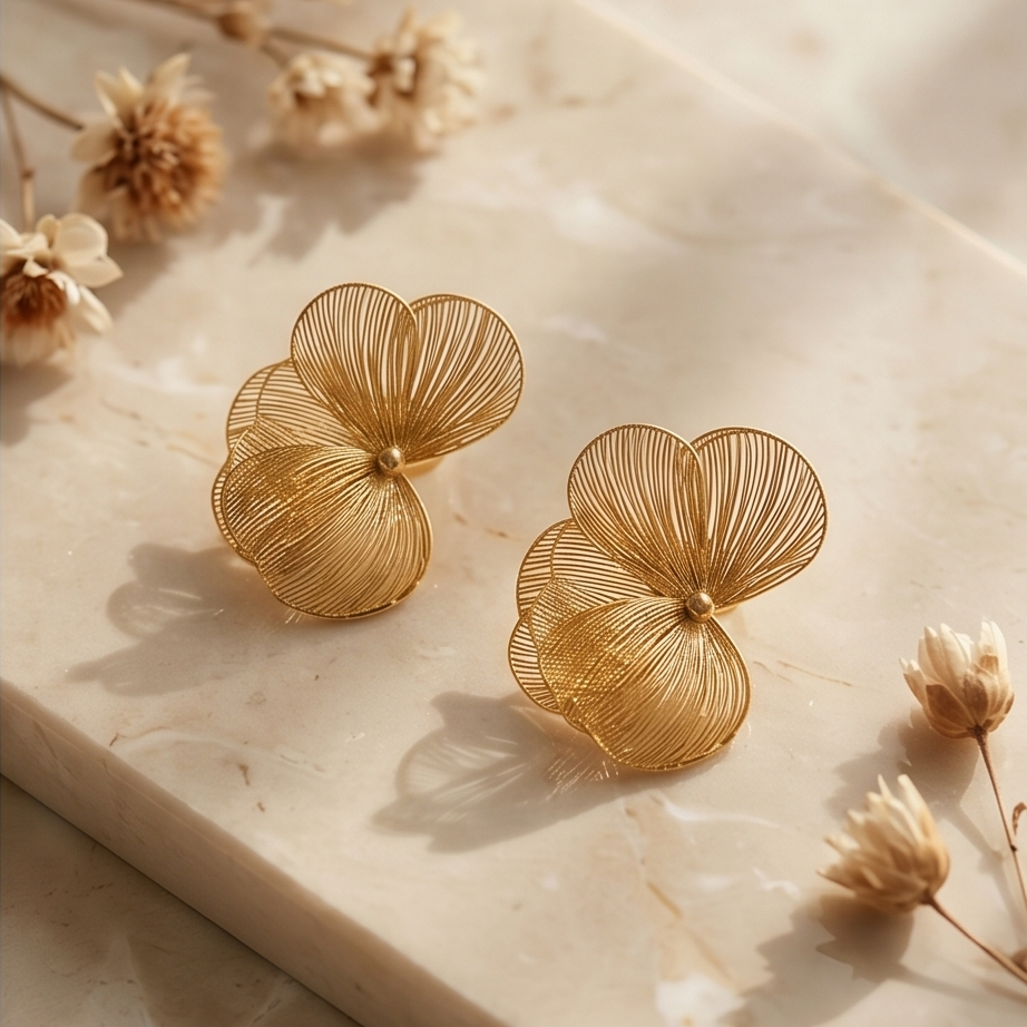 Soleil Bloom Çelik Küpe