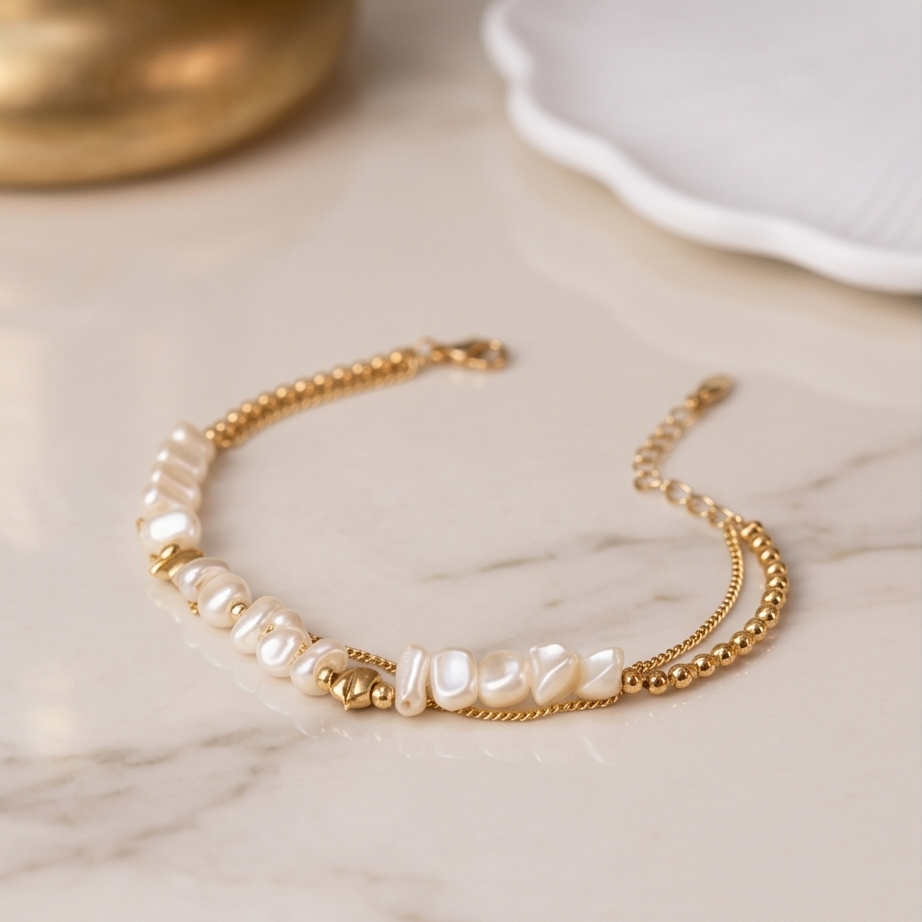 Pearl Flow Bileklik • Kararmaz