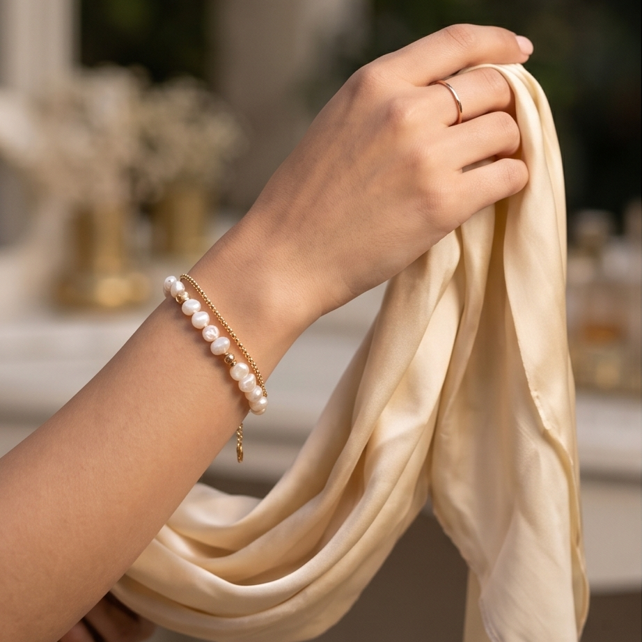 Pearl Flow Bileklik • Kararmaz