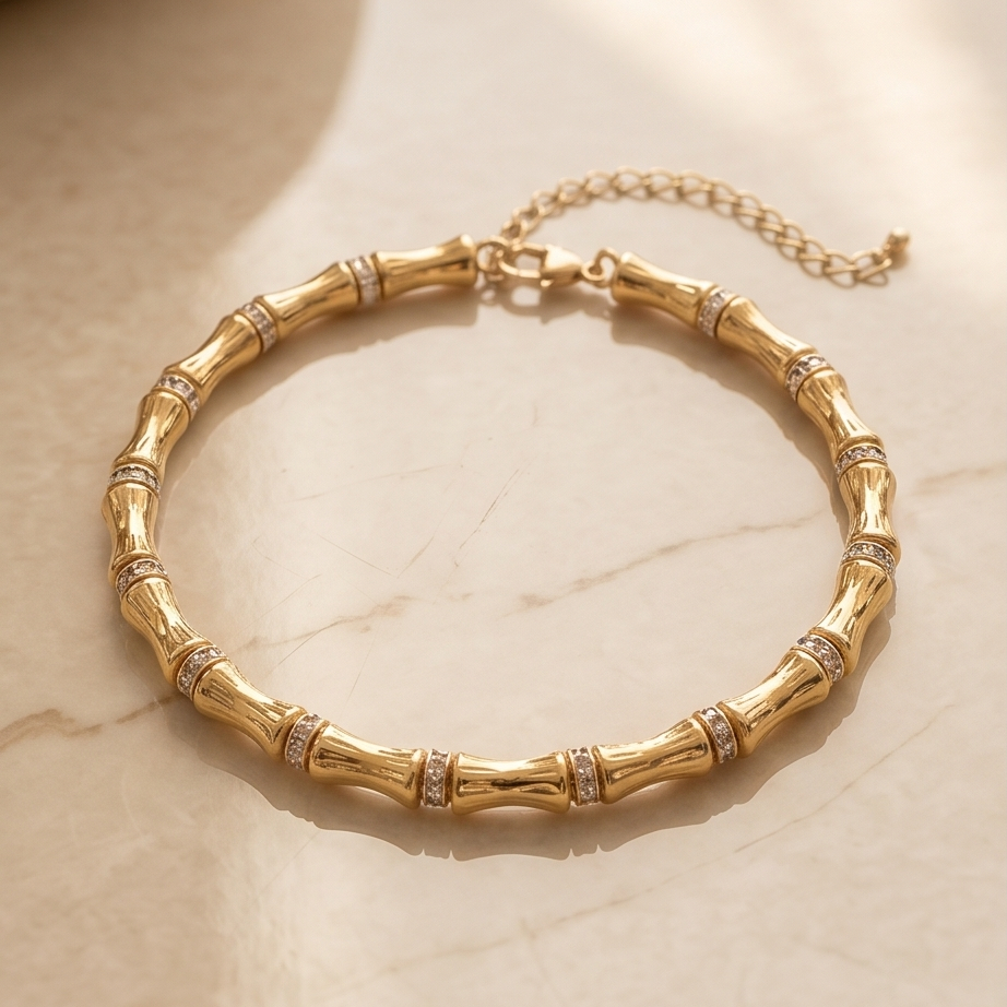 Bamboo Luxe Bileklik • Premium Line