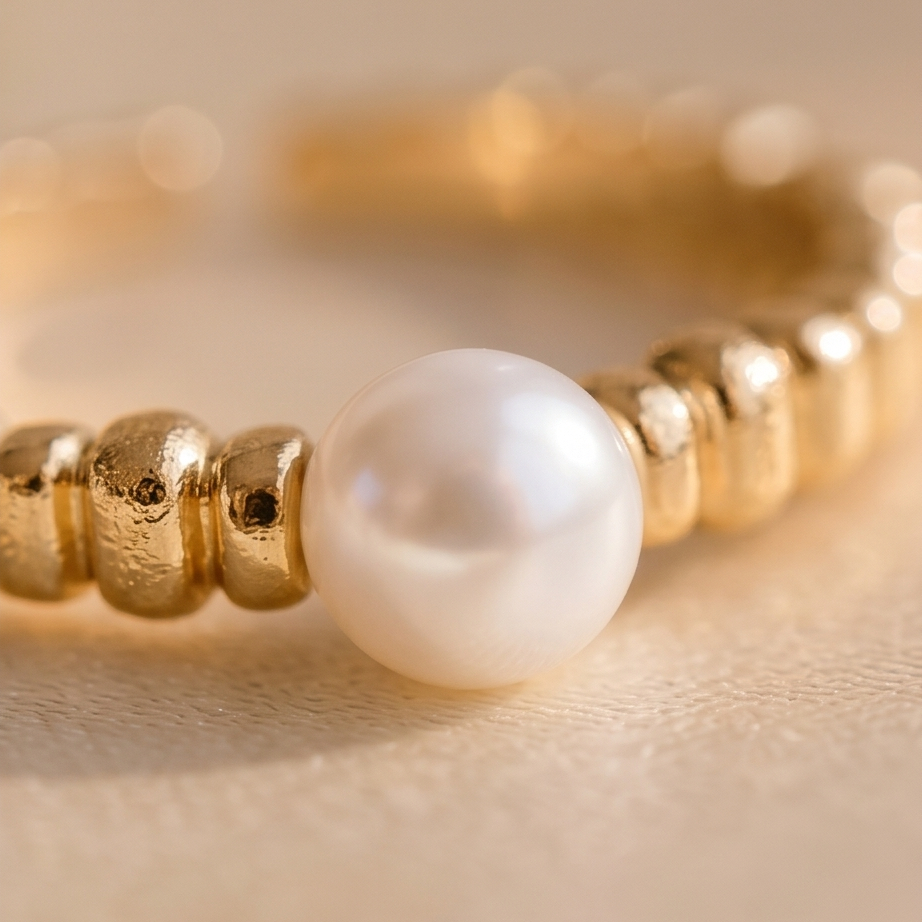 Pearl Whisper Çelik Yüzük