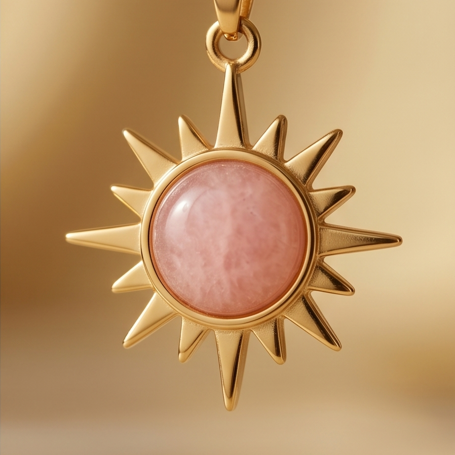 Pink Soleil Çelik Kolye