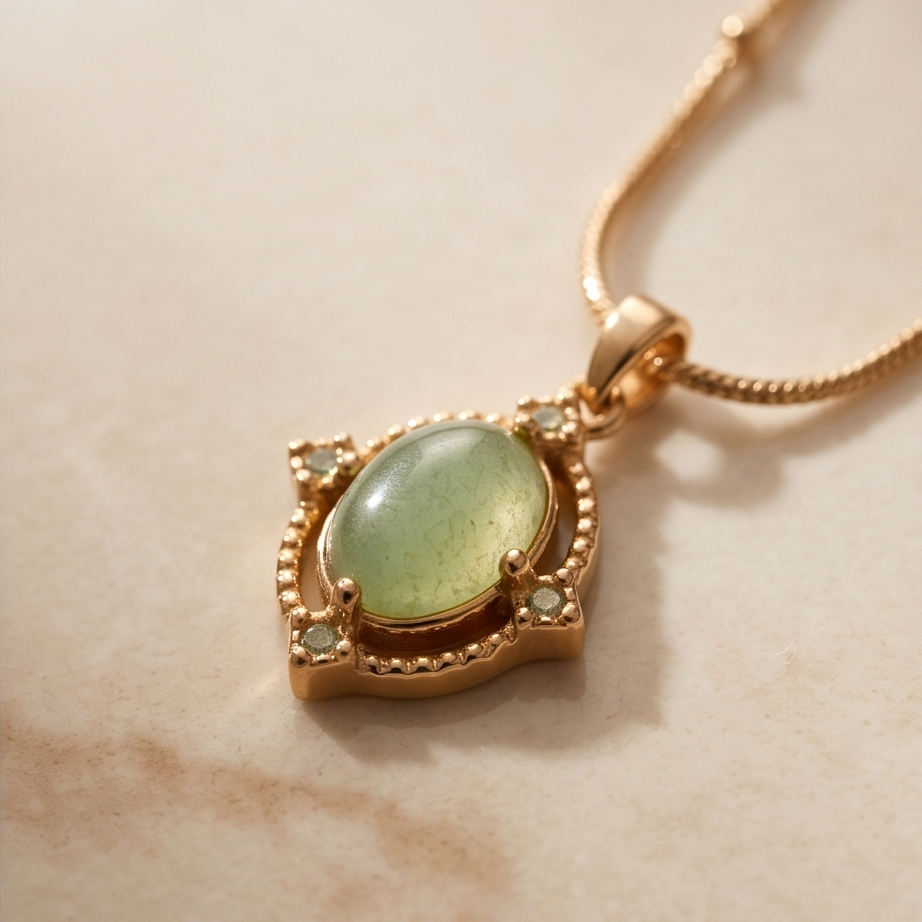 Jade Light Çelik Kolye