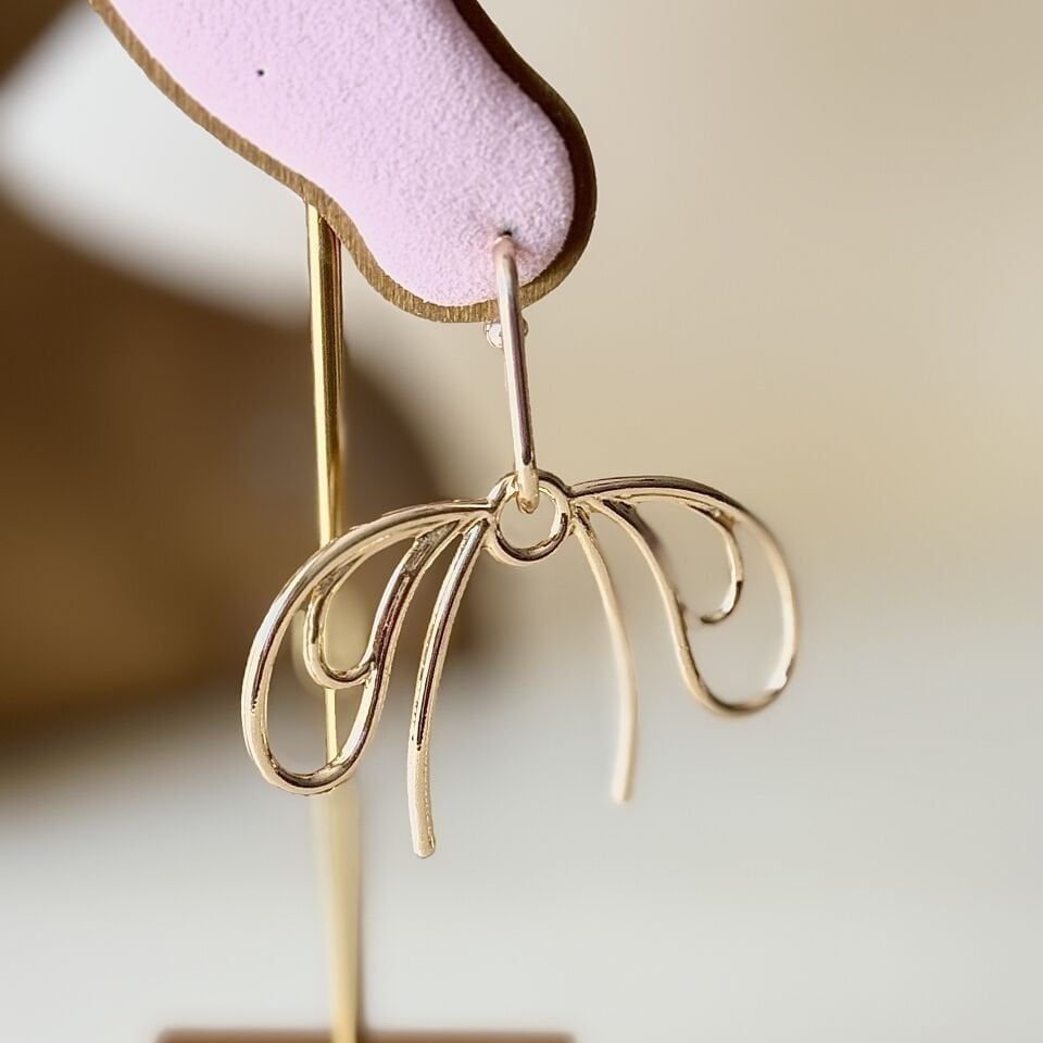 Gold Pirinç Küpe | Zarif Minimal Gold Küpe