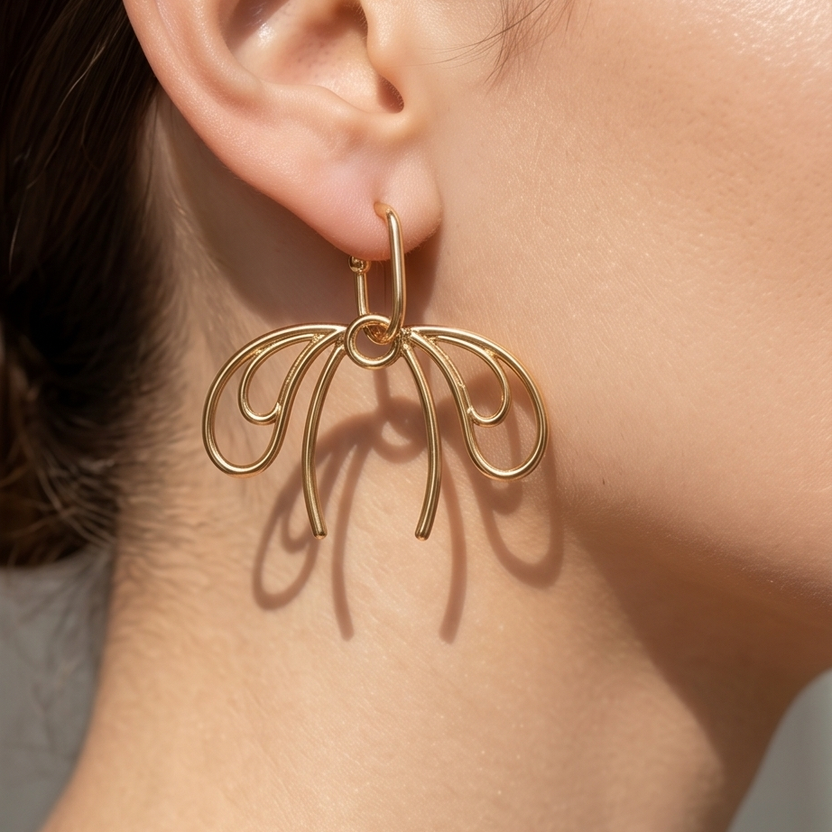 Sculpt Ribbon Küpe