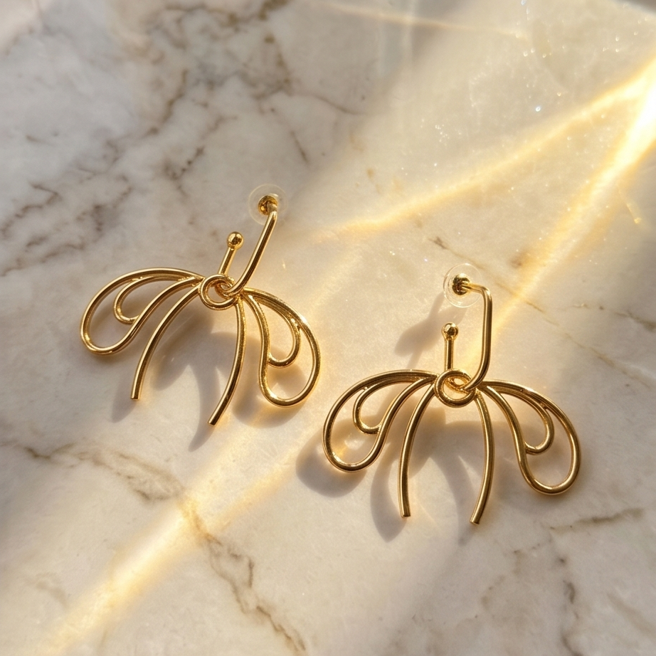 Sculpt Ribbon Küpe
