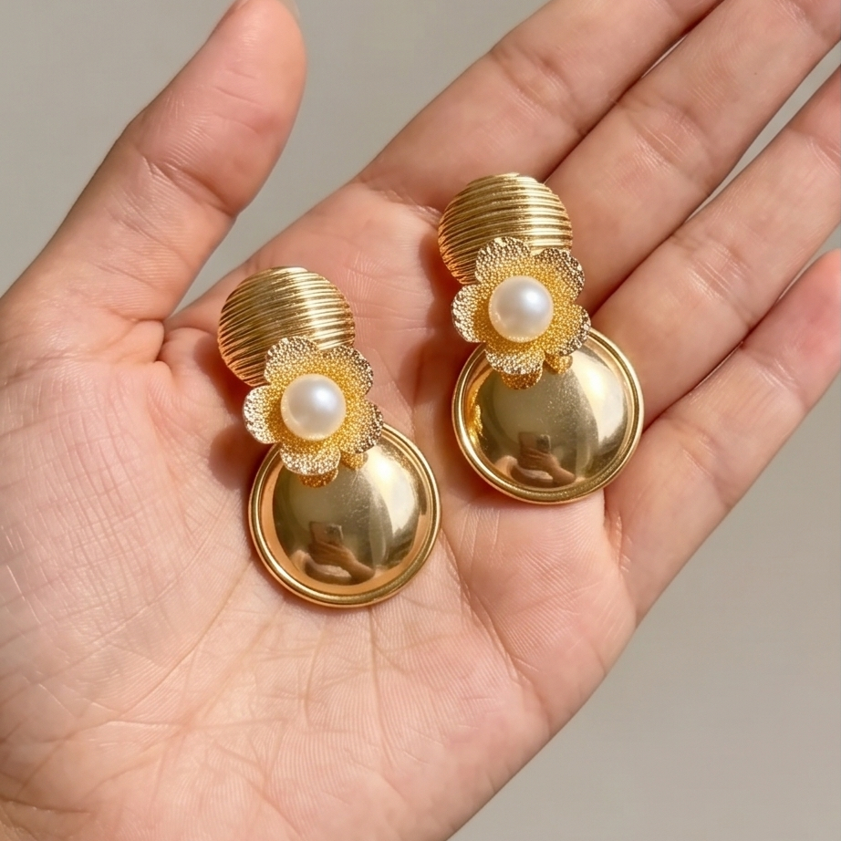 Vintage Pearl Drop Küpe