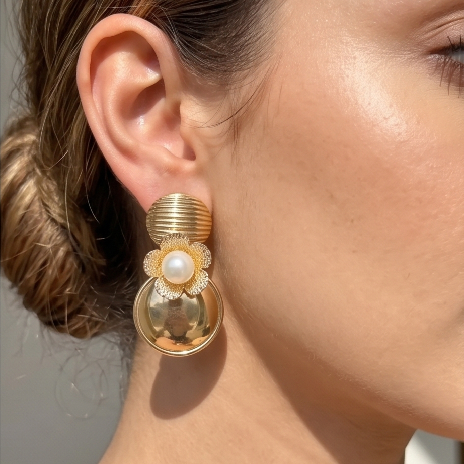 Vintage Pearl Drop Küpe