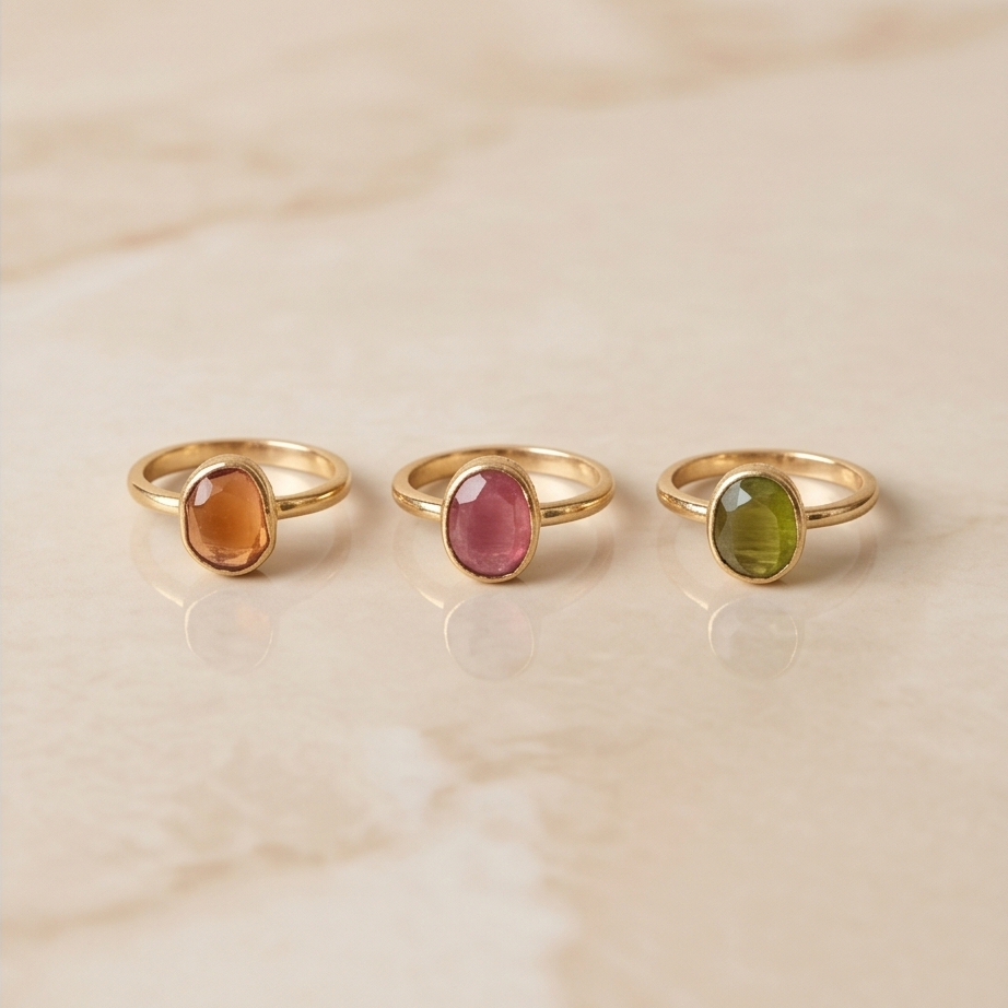 Toscana Cat Eye Ayarlanabilir Yüzük