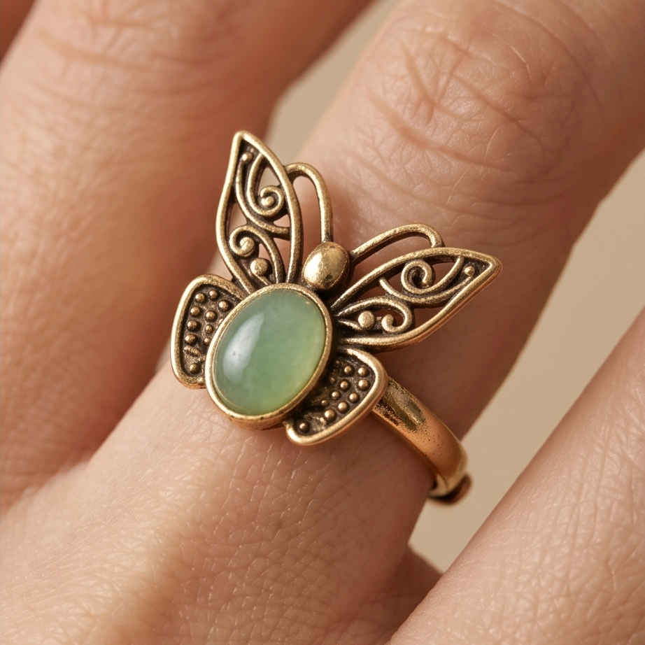 Butterfly Muse Bakır Yüzük