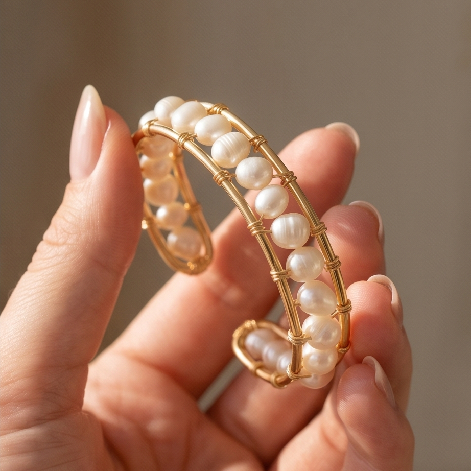 Pearl Crown Kelepçe