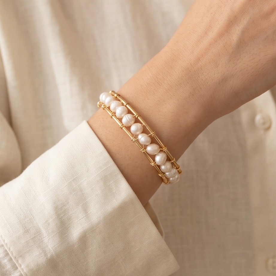 Pearl Crown Kelepçe