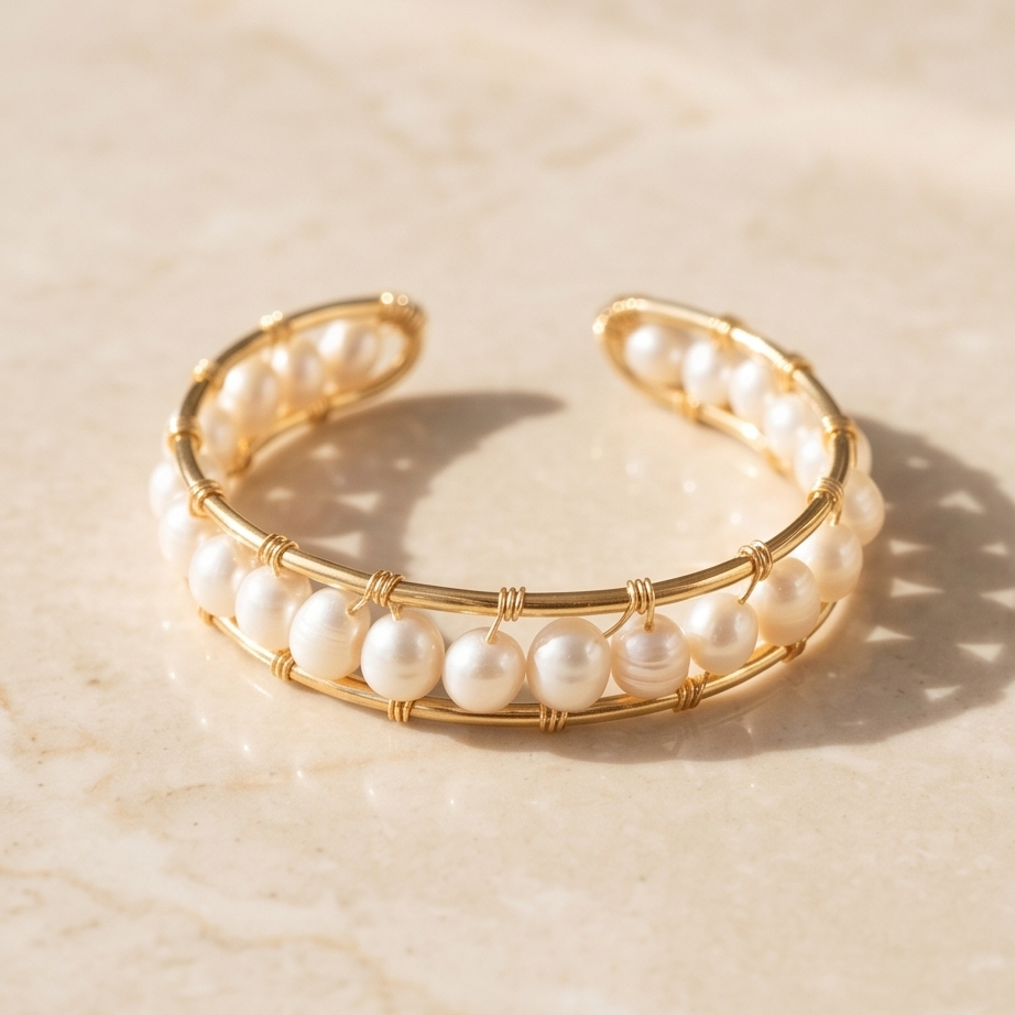 Pearl Crown Kelepçe