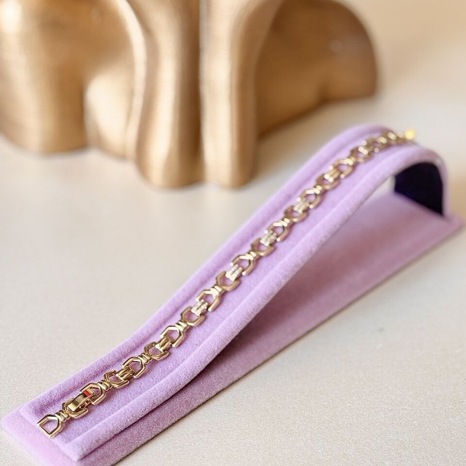 14K Gold Kaplama Zincir Bileklik Kararmaz