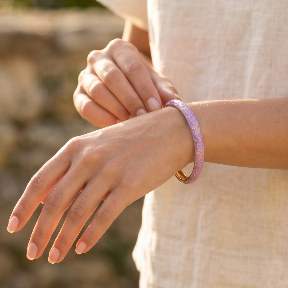 Lavender Bloom Kelepçe • Premium Line