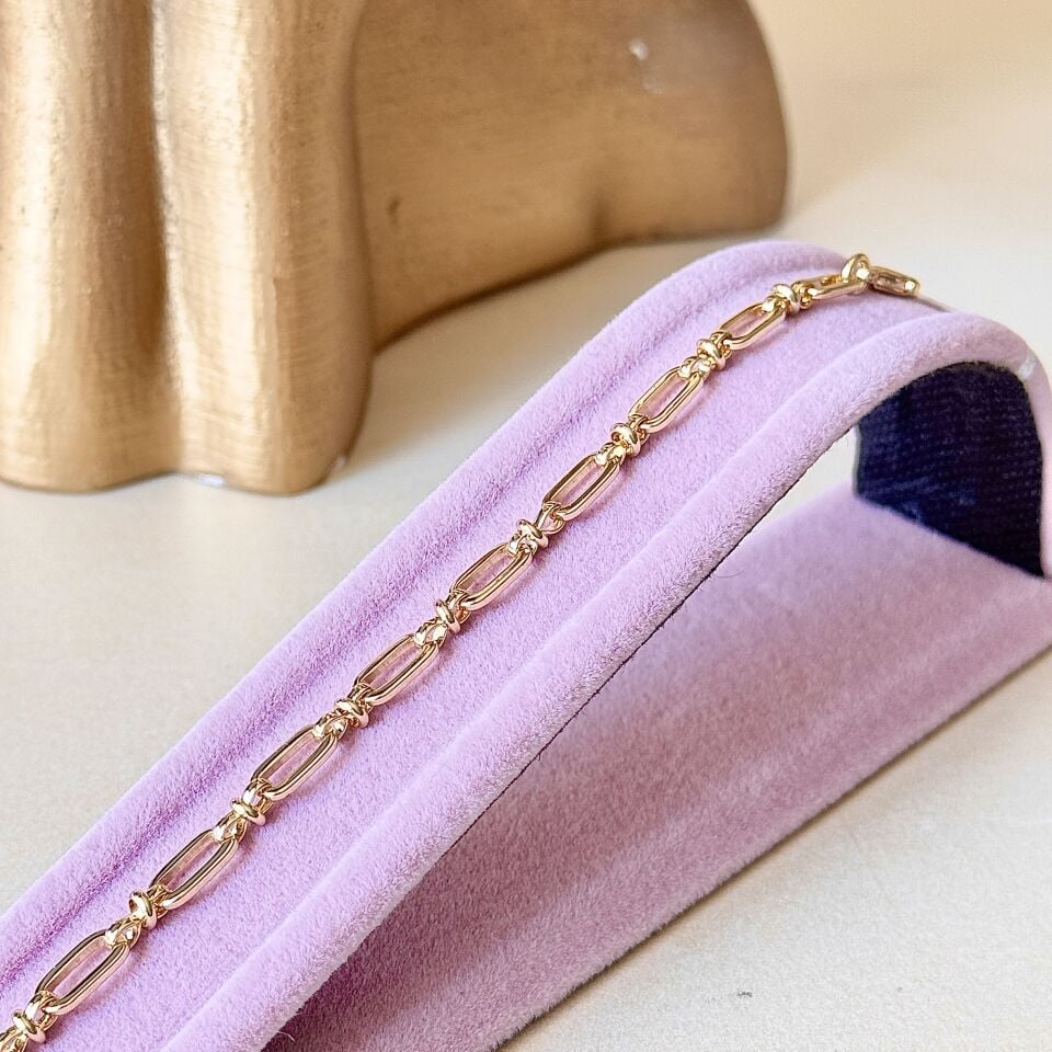 Gold Zincir Zarif Bileklik