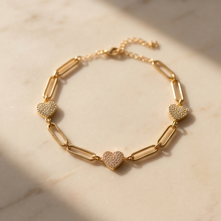 Valentina Heart Bileklik • Premium Line
