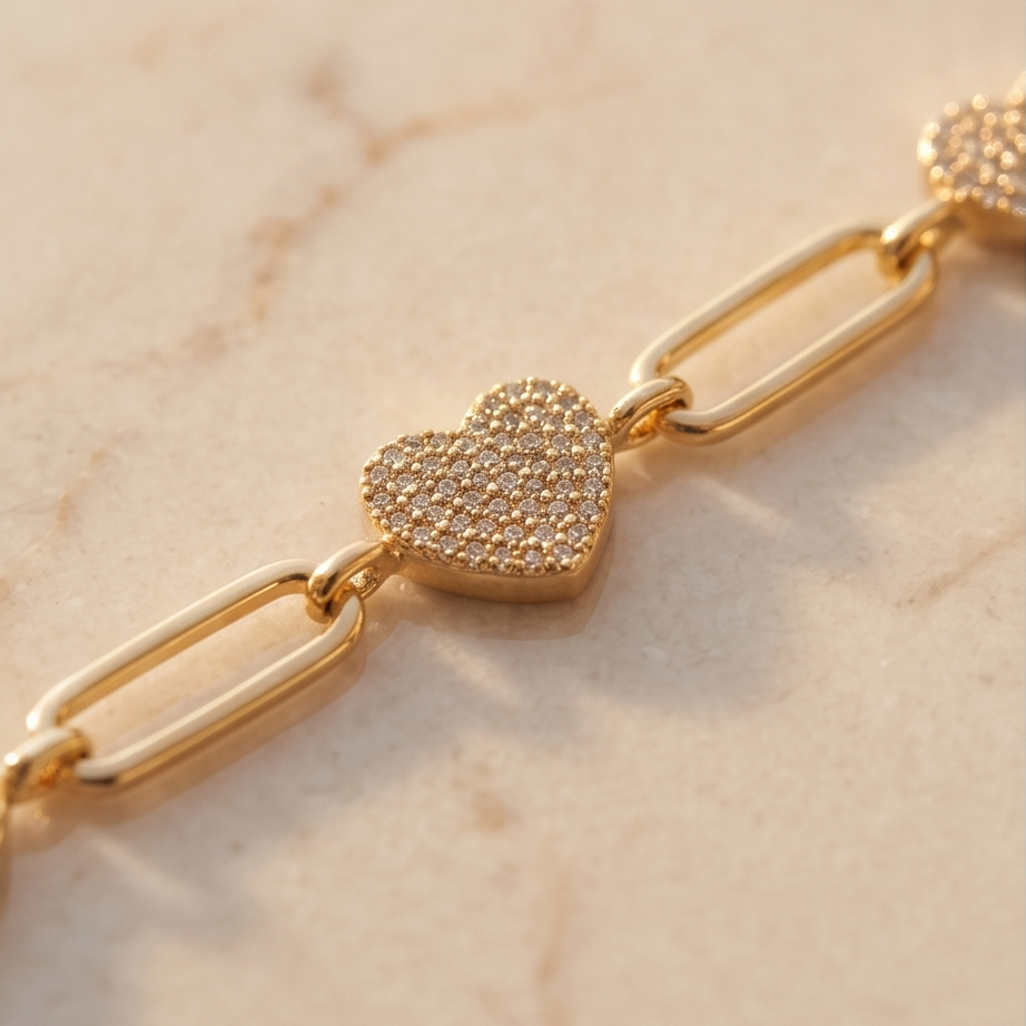 Valentina Heart Bileklik • Premium Line
