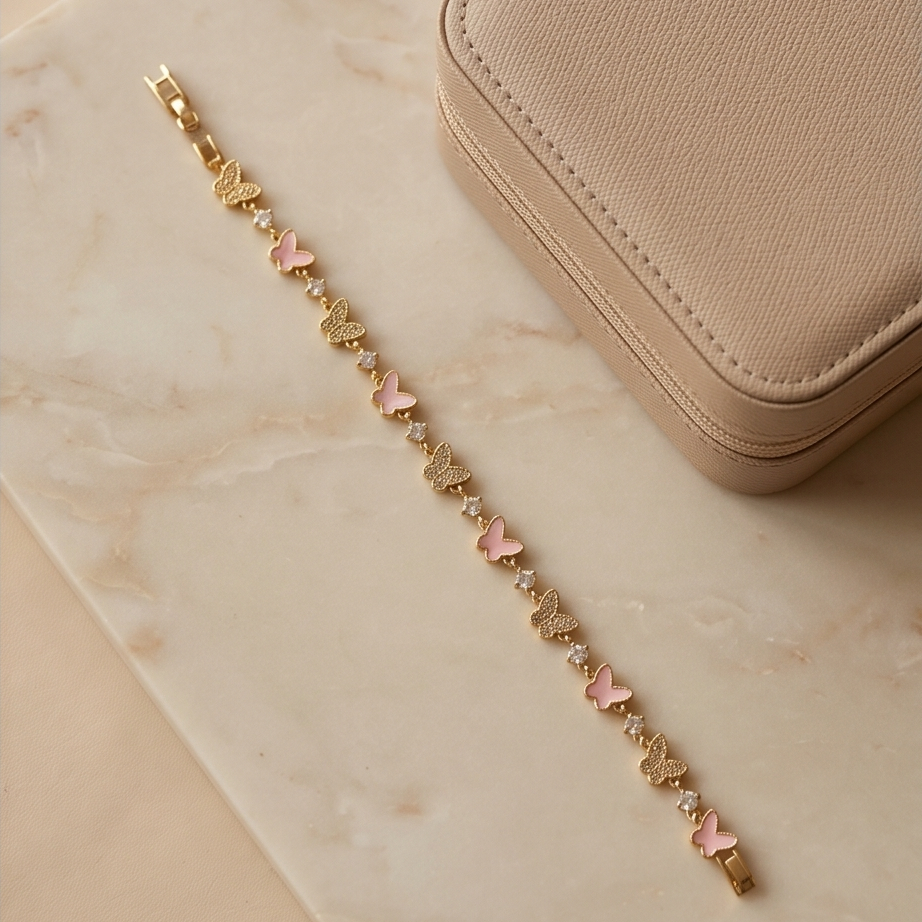 Rosalie Butterfly Bileklik • Premium Line