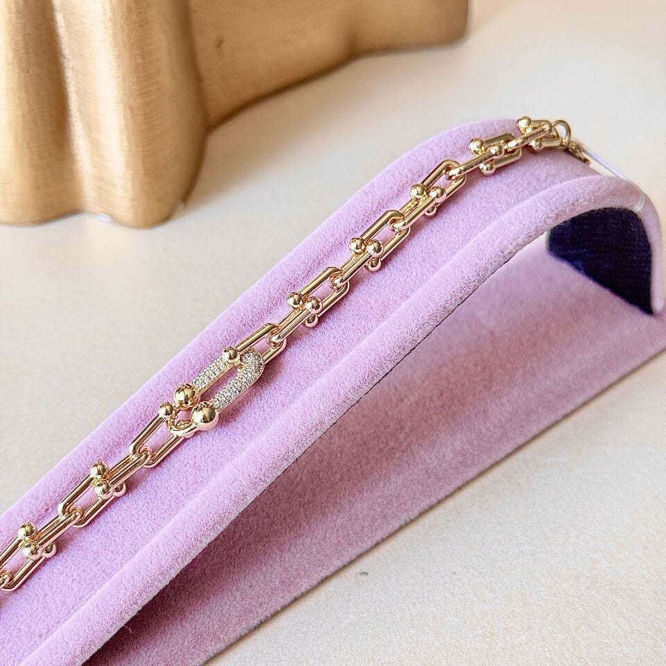 Zarif Zincir Gold Bileklik