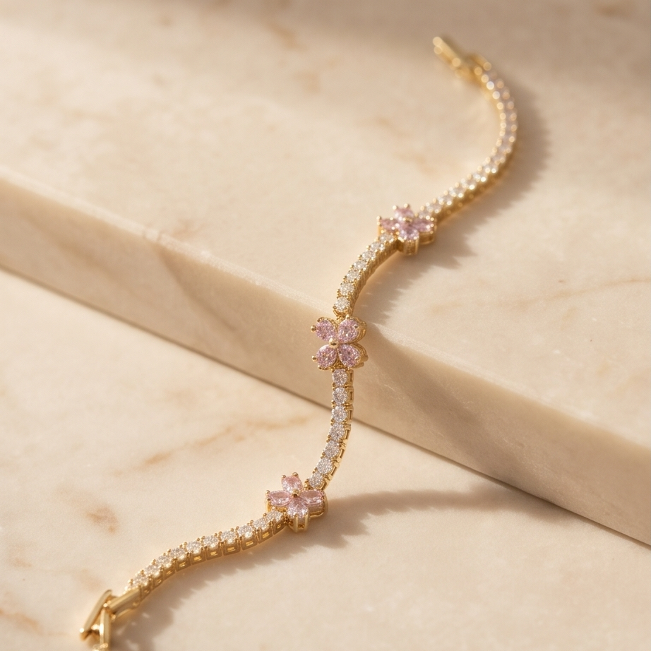 Pink Aura Bileklik • Premium Line