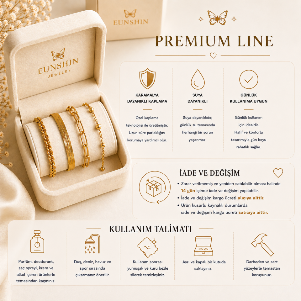Monaco Link Bileklik • Premium Line
