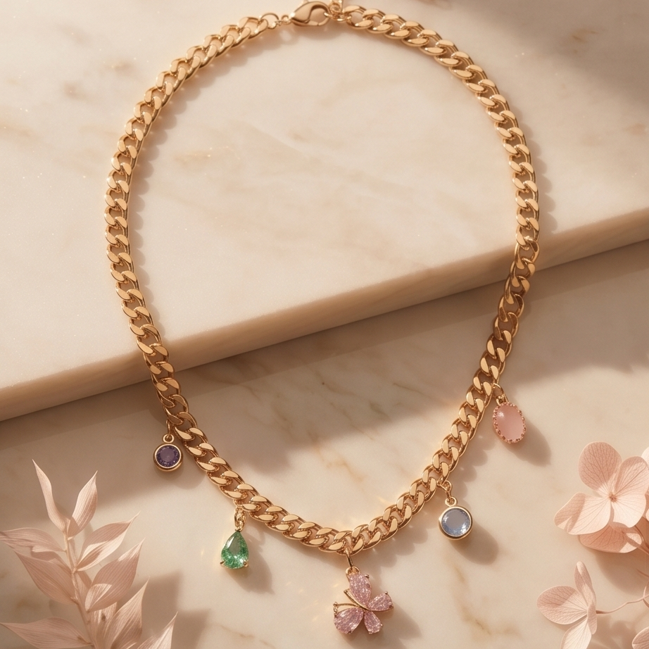 Glow Butterfly Kolye · Premium Line
