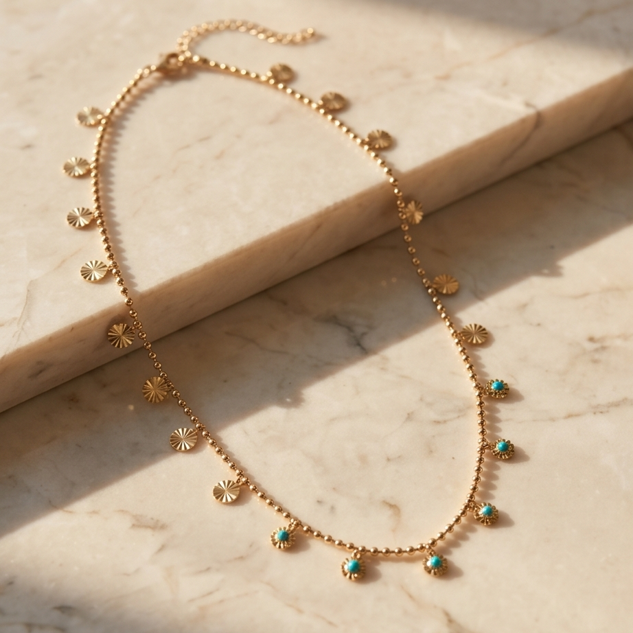 Mystic Sun Charm Kolye · Premium Line