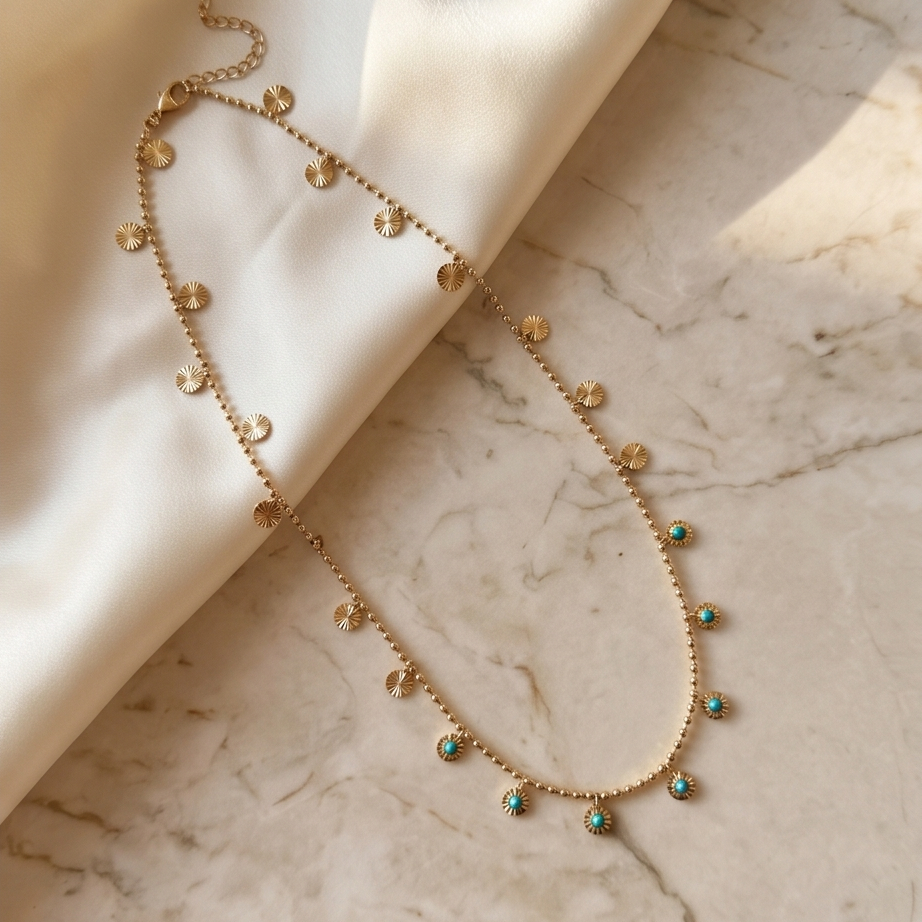 Mystic Sun Charm Kolye · Premium Line