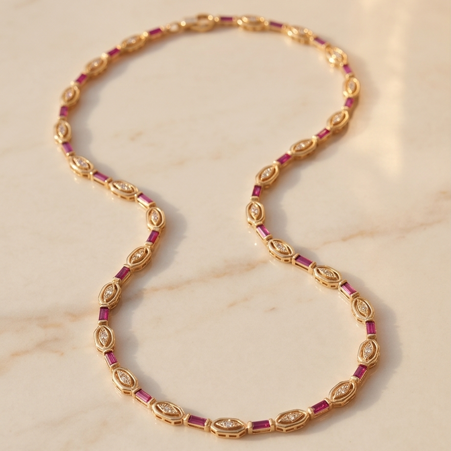 Ruby Royale Kolye • Luxury Line
