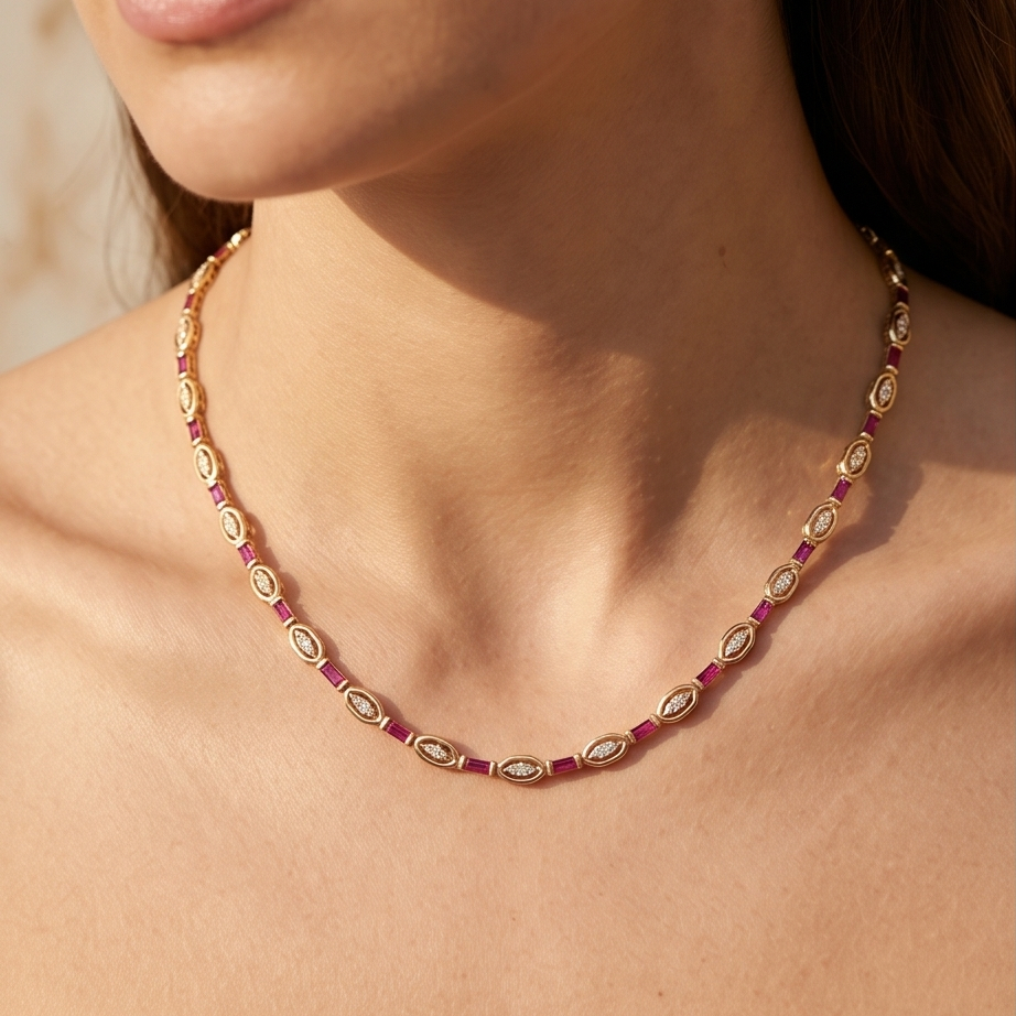 Ruby Royale Kolye • Luxury Line