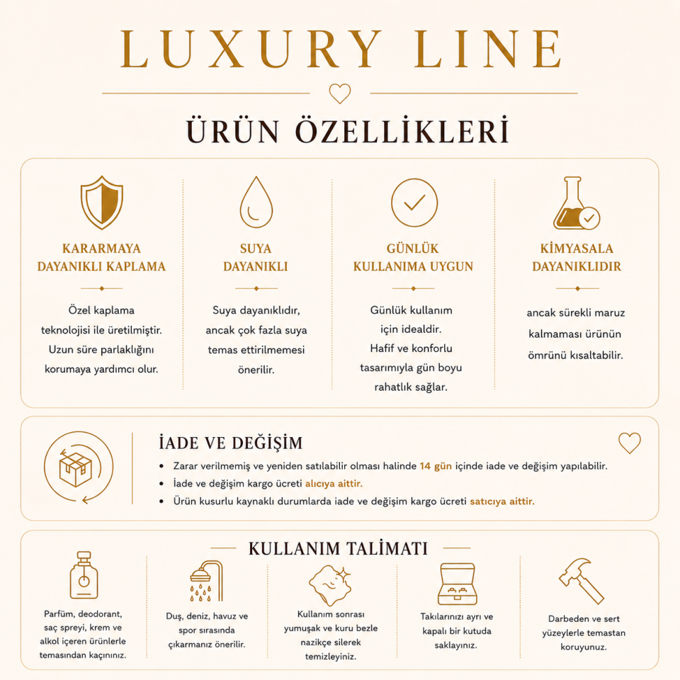 Monaco Gold Kolye • Luxury Line