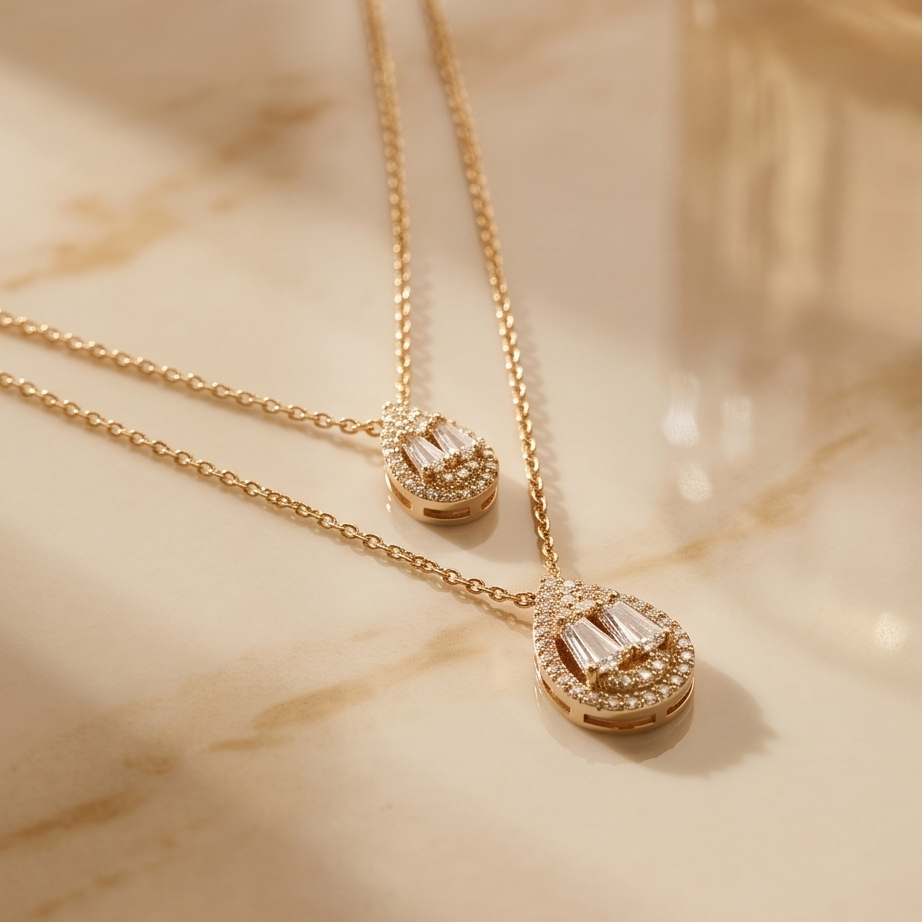 Lunaria Drop Kolye • Premium Line