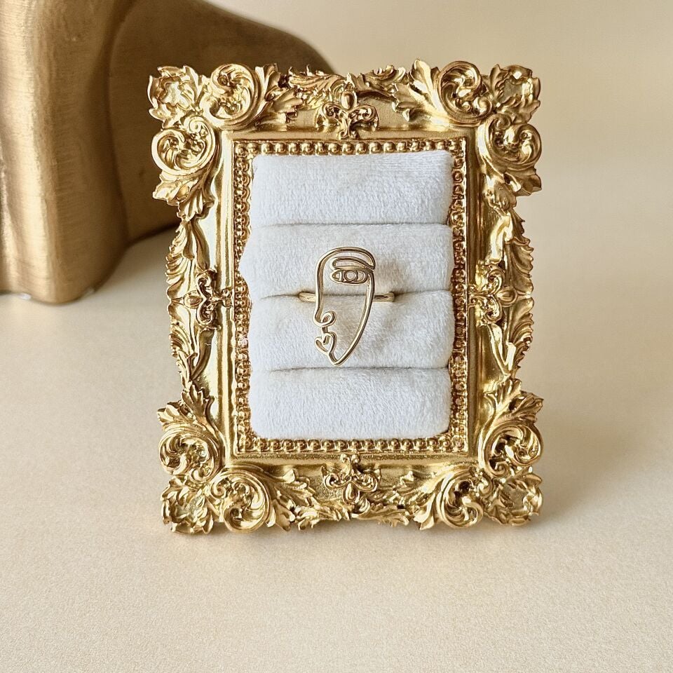 Yüz Figürlü Ayarlanabilir Yüzük