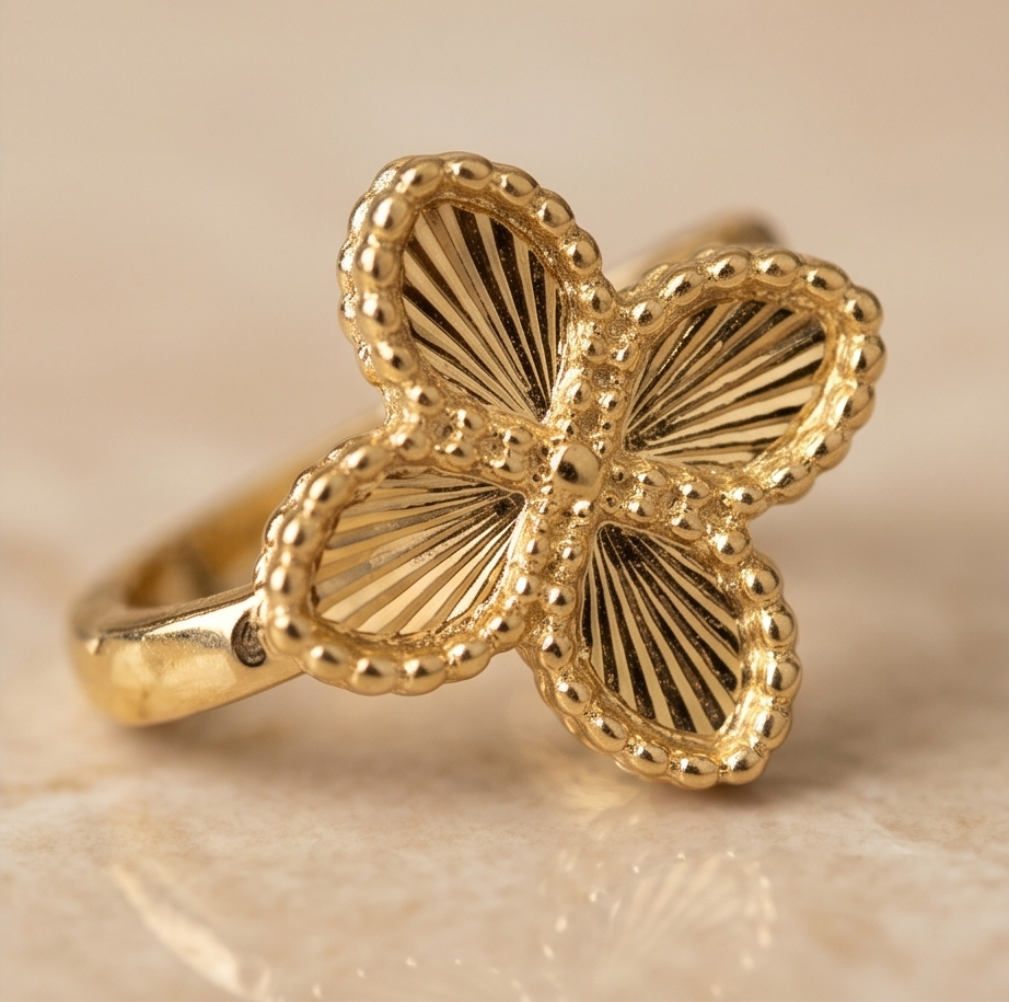Clover Glow Küpe • Kararmaz