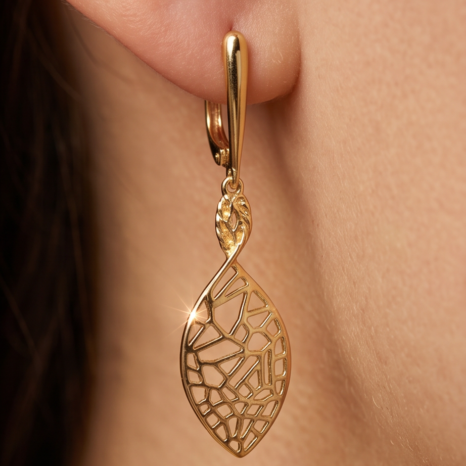 Vintage Filigree Damla Küpe