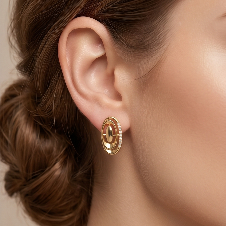Spiral Glow Küpe • Kararmaz